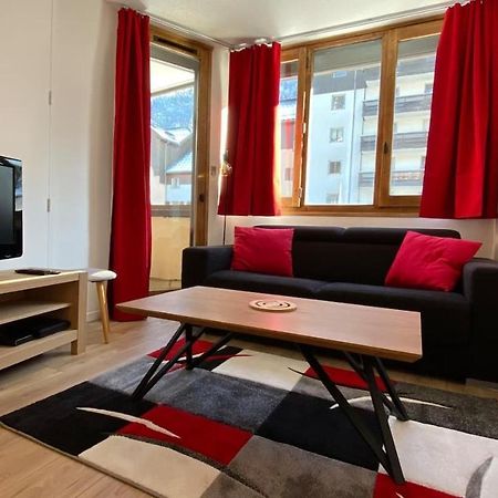 Chamois De Chamonix, Confortable 2 Pieces, Balcon, Parking Gratuit Exterior foto