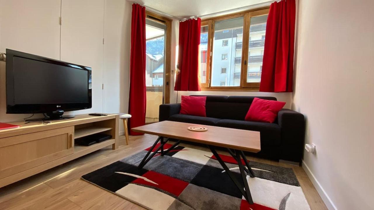 Chamois De Chamonix, Confortable 2 Pieces, Balcon, Parking Gratuit Exterior foto